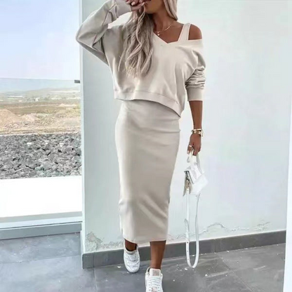 Emilie™ | Elegant To-delt Kjolesæt