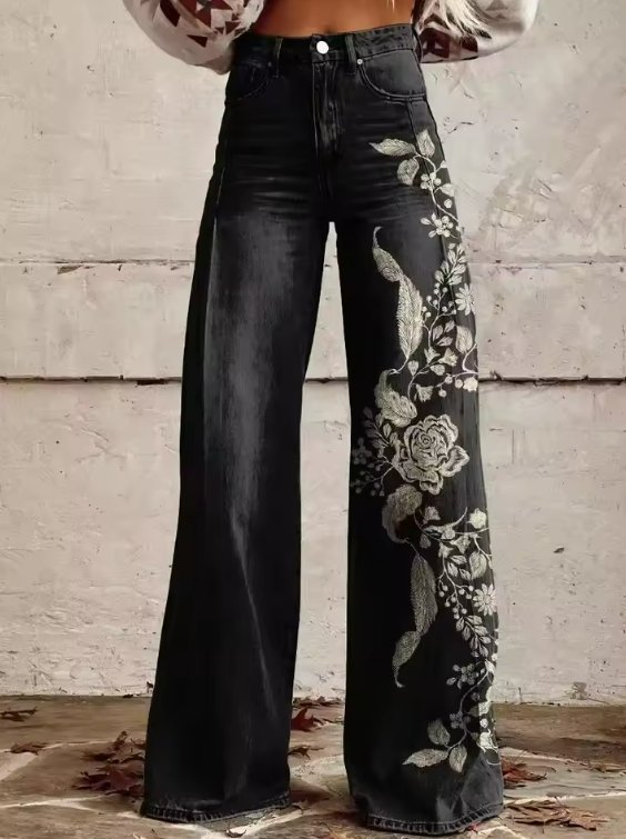 Karla™ | Vintage Boho Bukser – Tidløs stil med en bohemisk twist