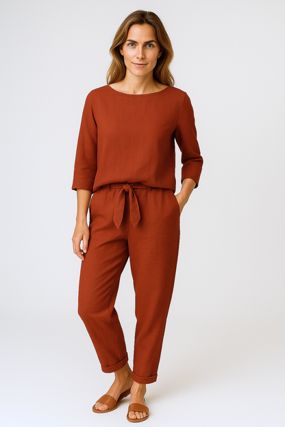 Lisbeth™ | Tidløs To-Delte Elegance til Forår & Sommer